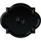 Ekena Millwork Waltz Ceiling Medallion (Fits Canopies up to 5 1/4"), 24"W x 20 1/2"H x 1 1/8"P, Black Pearl CM24WABPS - alternate 1